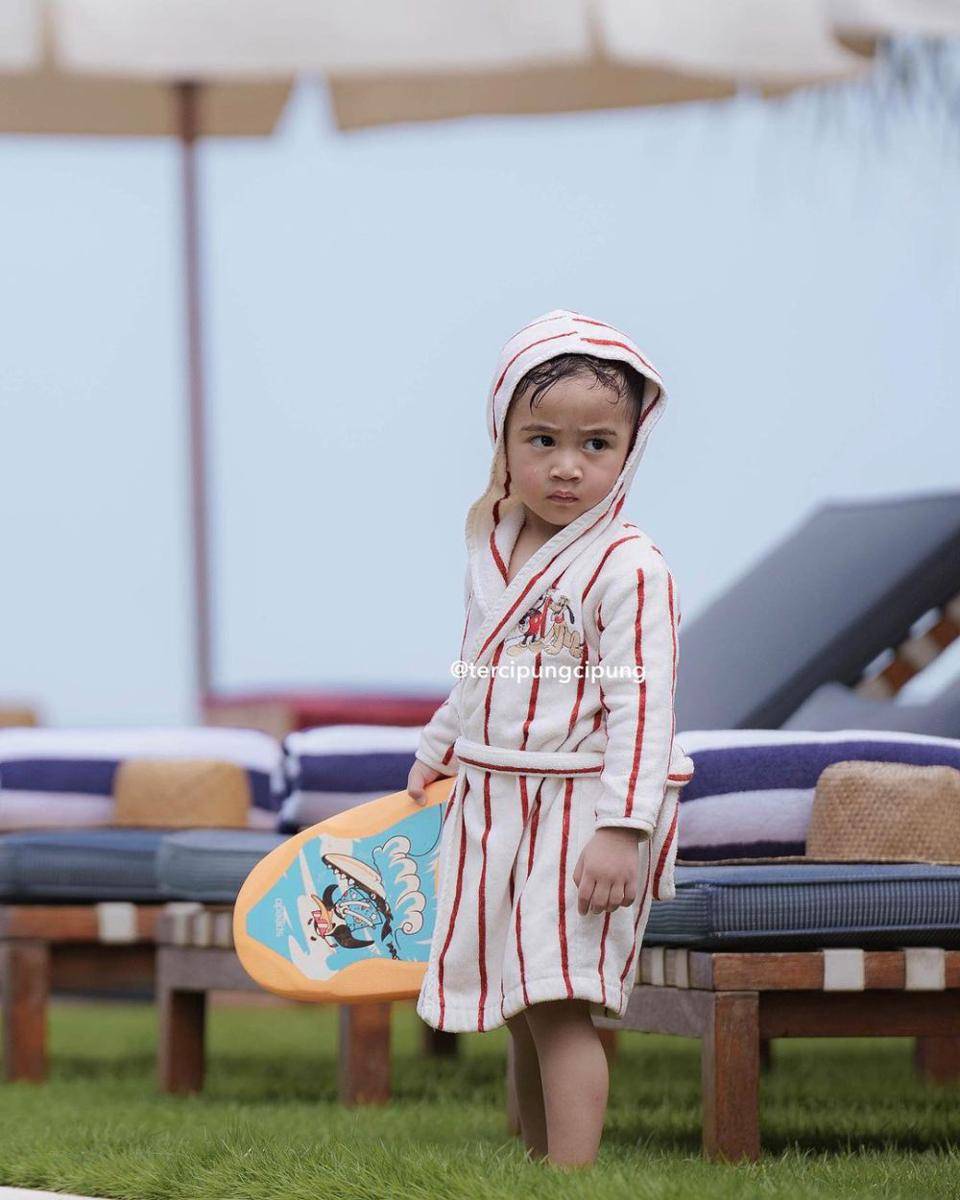potret Cipung pakai handuk kimono (instagram.com/tercipungcipung)