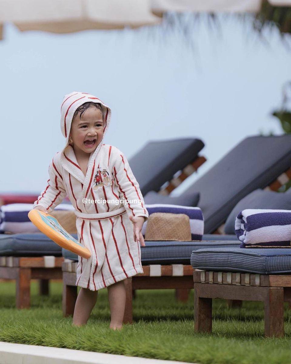 potret Cipung pakai handuk kimono (instagram.com/tercipungcipung)