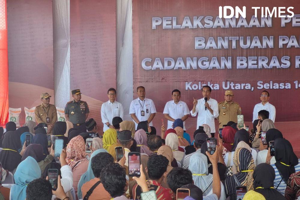 Jokowi Sebut Bantuan Beras 10 Kg Langkah Konkret Bantu Masyarakat
