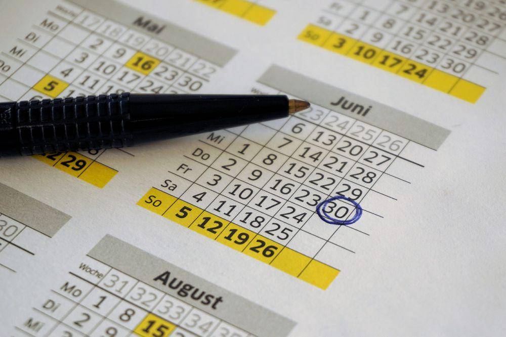 ilustrasi membuat jadwal di kalender (pixabay.com/webandi)