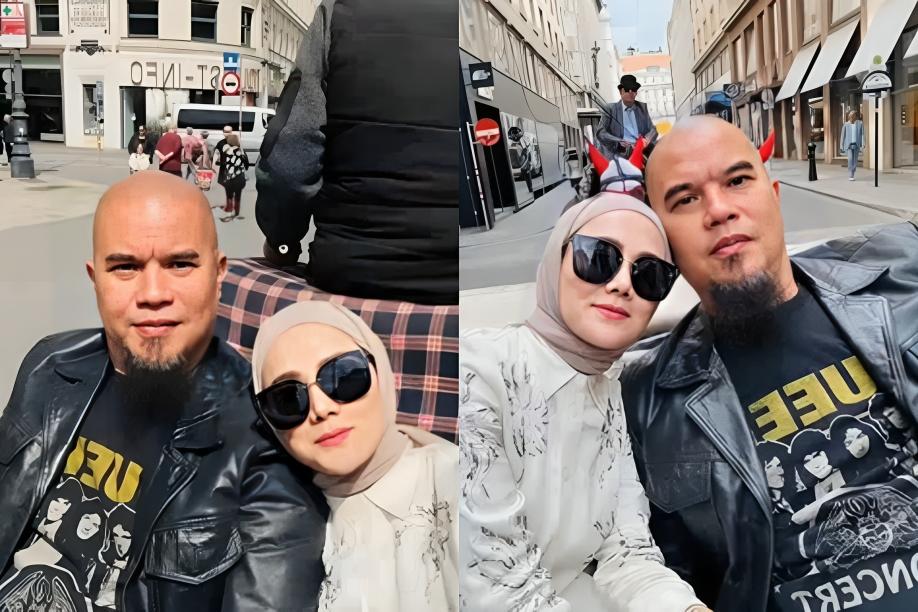 7 Potret Ahmad Dhani dan Mulan Jameela di Slovakia serta Austria