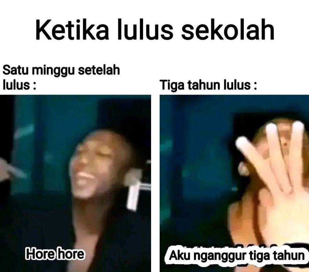 meme kelulusan sekolah (instagram.com/komersial.beract)