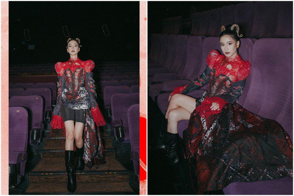 10 Potret Keisya Levronka di Gala Premiere Film Malam Pencabut Nyawa