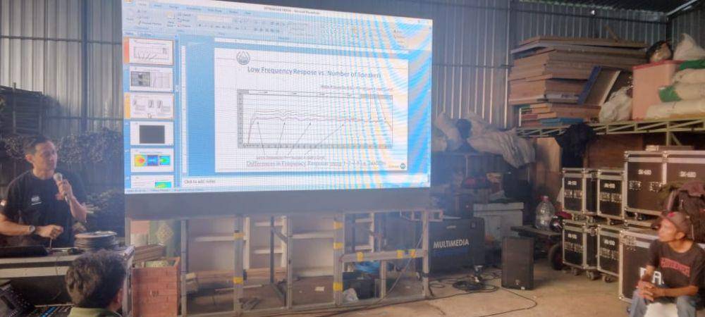 Pelatihan audio visual oleh Kairos Multi Jaya (KMJ) di Flazh Production. (Dok. Istimewa)