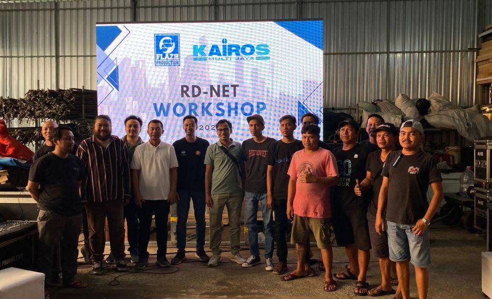 Pelatihan audio visual oleh Kairos Multi Jaya (KMJ) di Flazh Production. (Dok. Istimewa)