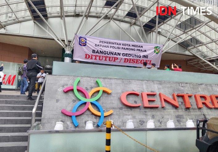 [BREAKING] Pemko Tutup Centre Point Mal, Pengunjung Disuruh Keluar