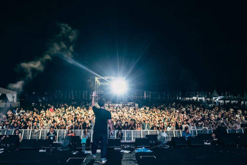 potret Afgan saat manggung di Yogyakarta (instagram.com/afgan_)