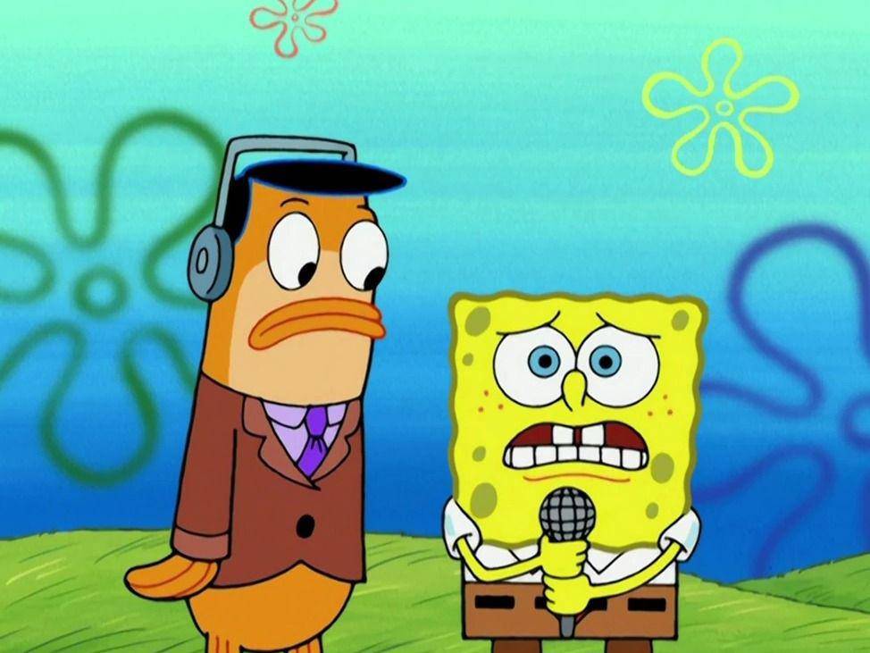 Fakta Realistic Fish Head di Spongebob - Karena jarang keluar selain di layar, reporter lapangannya adalah Perch Perkins