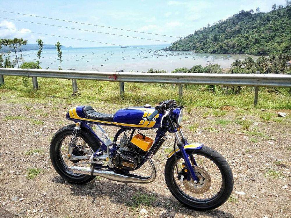 ilustrasi modifikasi RX King caferacer (instagram.com/dhikri_coffe)