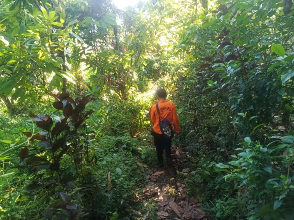 Tim dari Basarnas Bali saat melakukan pencarian korban hilang di Tabanan (Dok.IDNTimes/Istimewa)