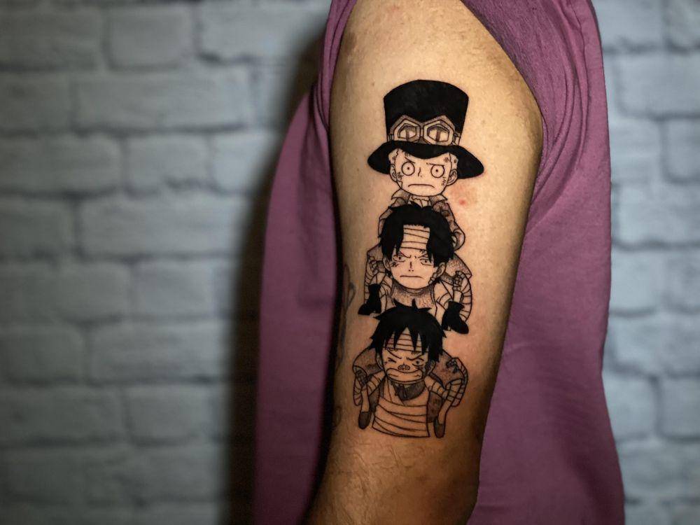 potret karya buatan tangan Portgas D Ace (reddit.com/user/classymcnasty_)