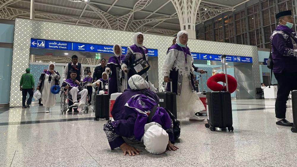 Kloter 15 Embarkasi Makassar Tiba di Makkah usai Delay 6 Jam
