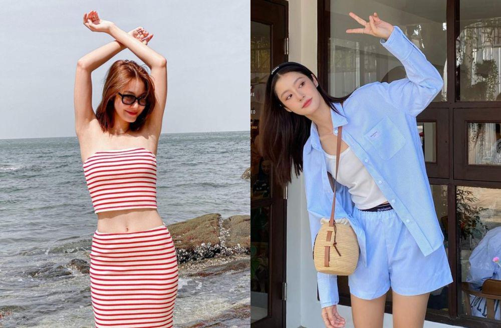 8 Rekomendasi Beach Outfit ala Namtan Tipnaree, Fresh Banget!