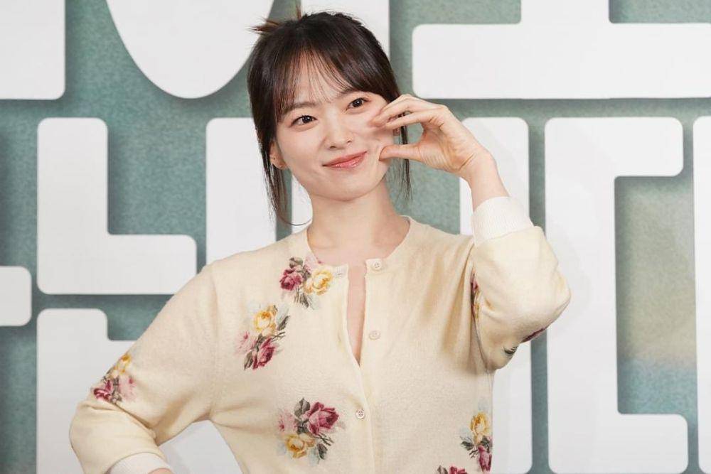 Chun Woo Hee di konferensi pers drakor The Atypical Family (dok. JTBC/The Atypical Family)
