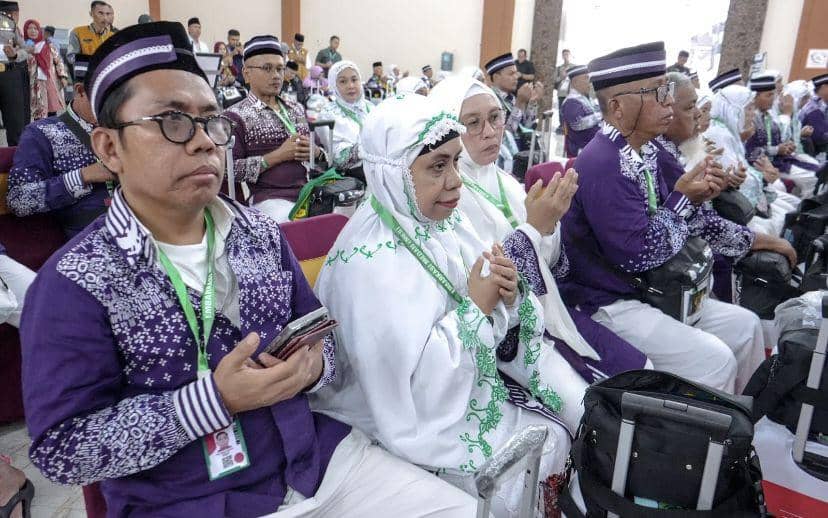 Pelepasan Calon Jemaah Haji kloter 4 di Asrama Haji (Dok. Diskominfo Medan)