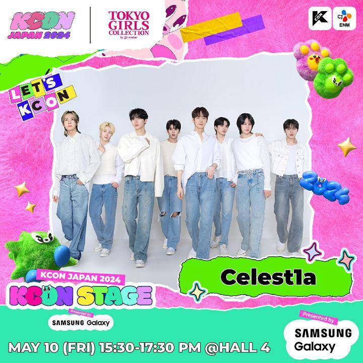 Celest1a jadi salah satu line up pengisi acara KCON Japan 2024 X Tokyo Girls Collection(twitter.com/KCON_official)