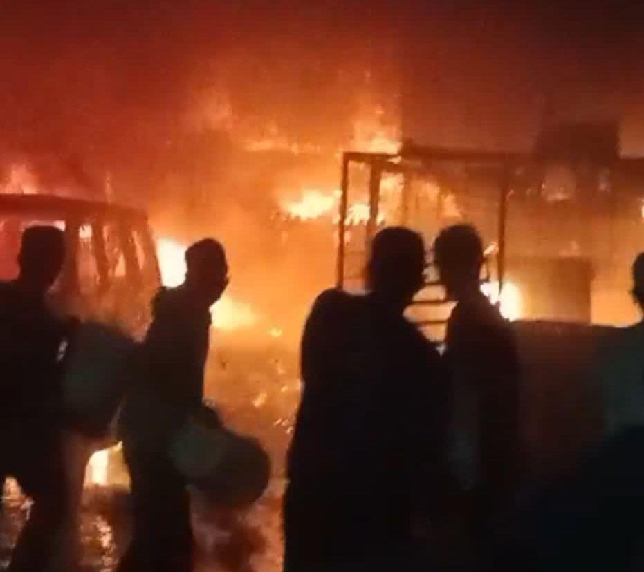 Pabrik Roti Milik Ponpes Al Fatah Temboro Ludes Terbakar