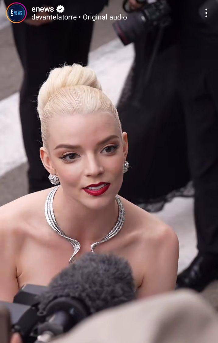 potret Anya Taylor-Joy di Cannes Film Festival 2024 (instagram.com/enews)