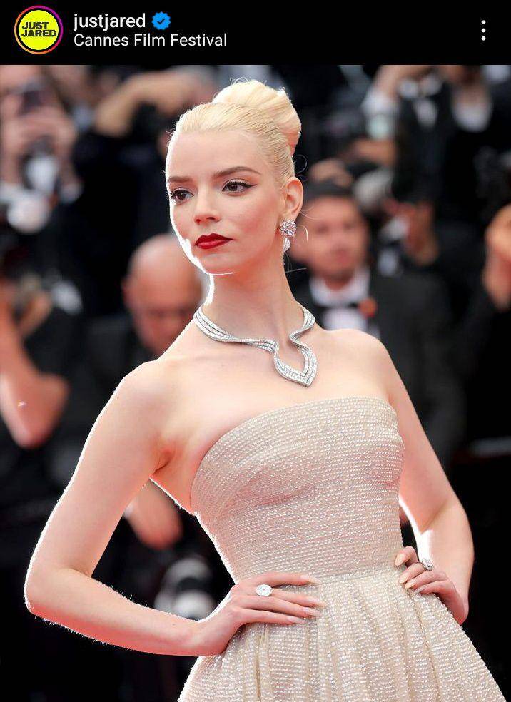 potret Anya Taylor-Joy di Cannes Film Festival 2024 (instagram.com/justjared)