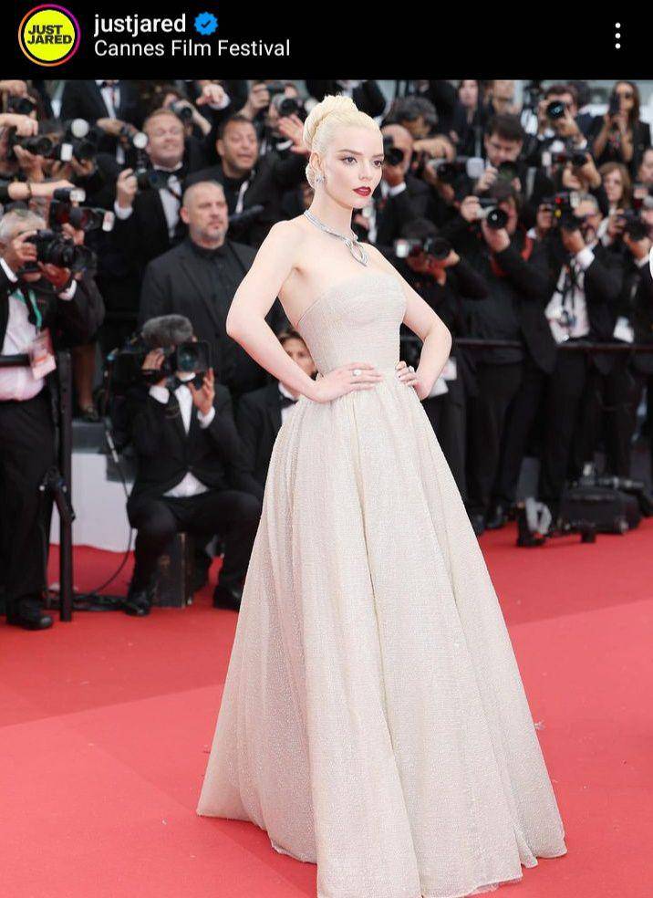 potret Anya Taylor-Joy di Cannes Film Festival 2024 (instagram.com/justjared)