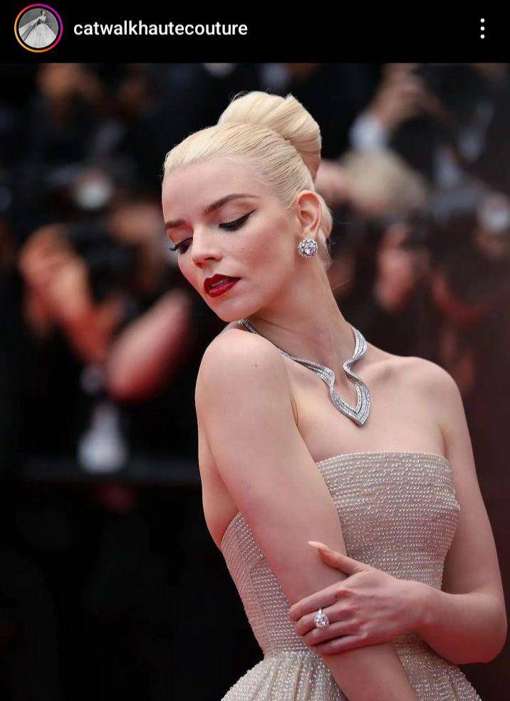 potret Anya Taylor-Joy di Cannes Film Festival 2024 (instagram.com/catwalkhautecouture)