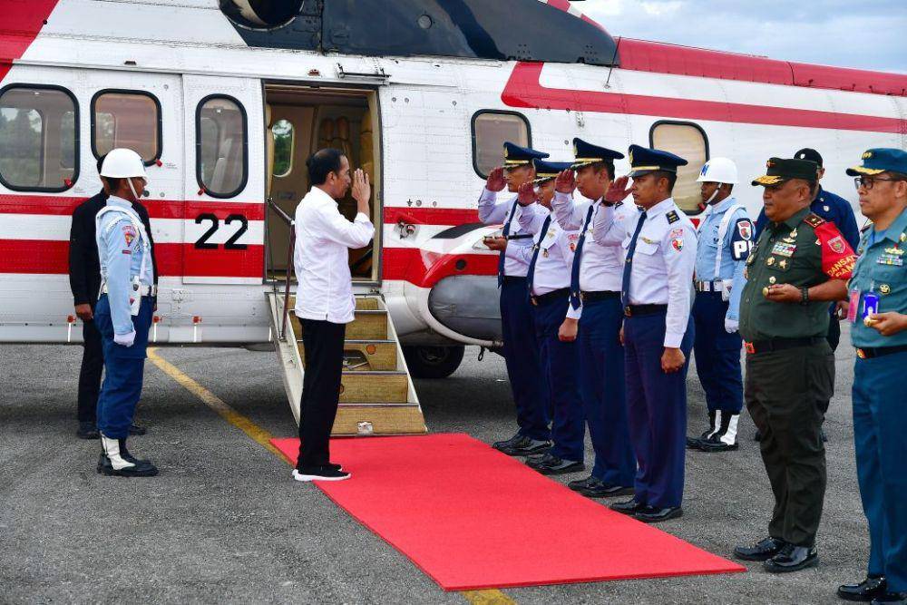 Presiden Jokowi berkunjung ke Kabupaten Muna, Sulawesi Tenggara (dok. Sekretariat Presiden)