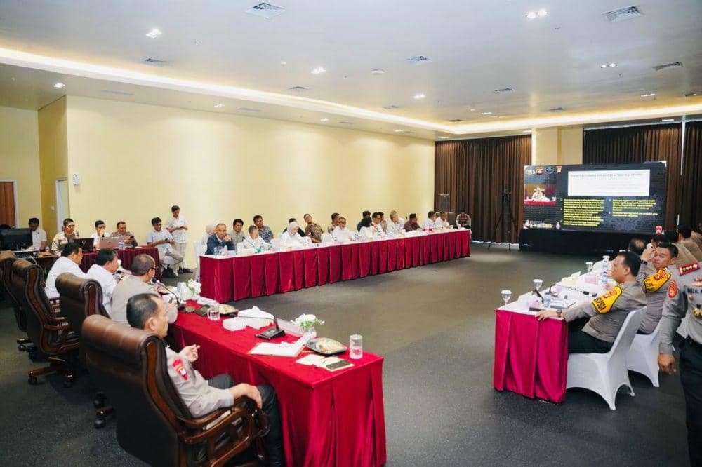 Rapat Kerja Bersama SKK Migas dan Polda Sumsel terkait penanganan minyak ilegal di Muba (Dok: istimewa)
