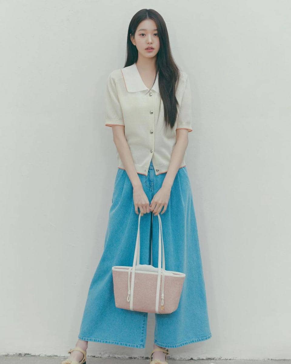 referensi daily outfit ala Wonyoung IVE (instagram.com/for_everyoung10)
