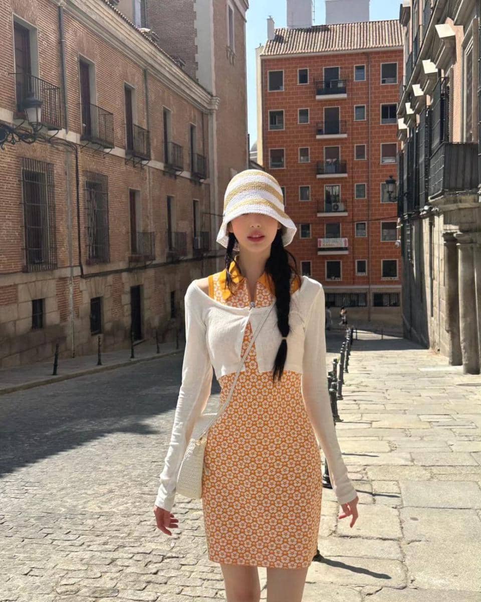 referensi daily outfit ala Wonyoung IVE (instagram.com/for_everyoung10)