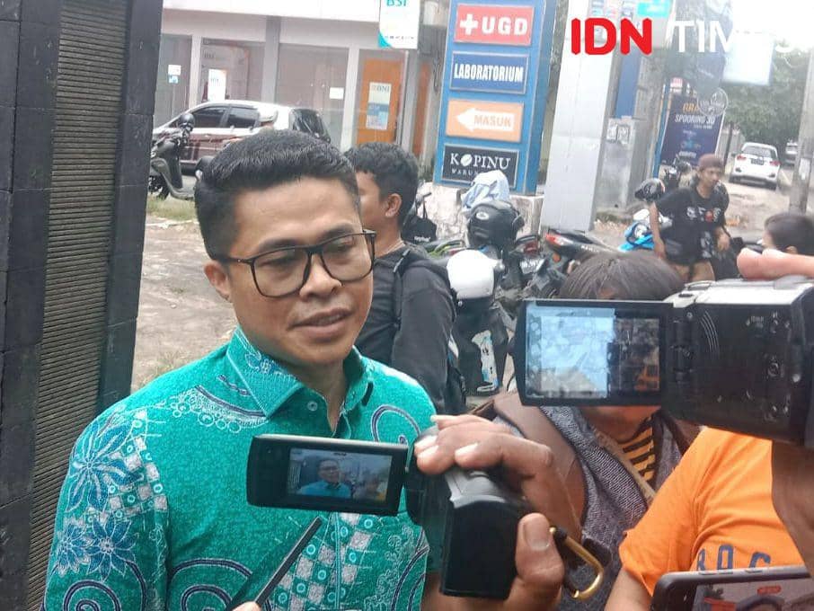 Muhammad Nasir, selaku Kuasa Hukum Keluarga Tenri Angka Yasin Limpo. IDN Times/Faisal Mustafa/bt