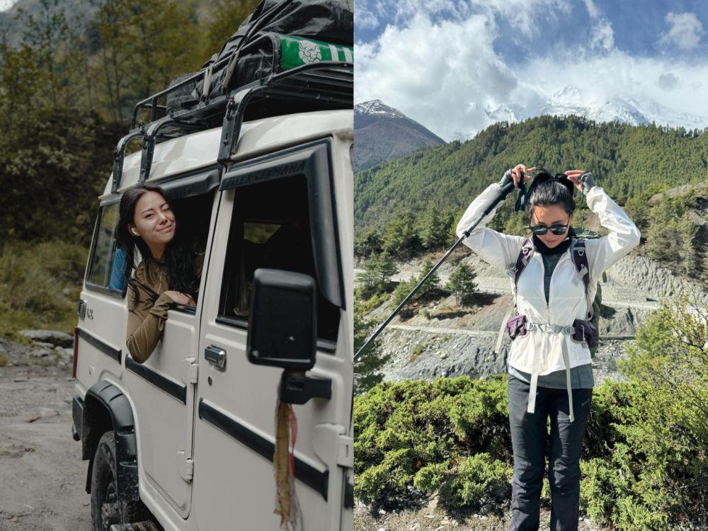 8 Potret Wendy Walters Trekking di Sirkuit Annapurna Trek Nepal