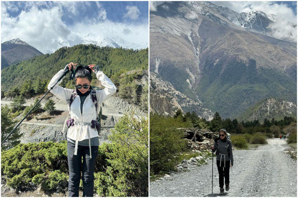 7 Potret Wendy Walters Menjelajah Annapurna Circuit di Nepal, Keren!