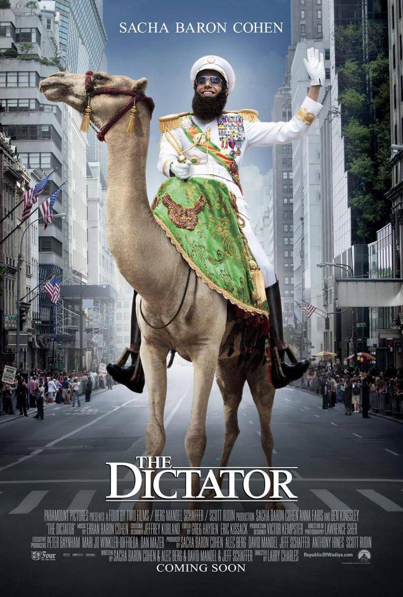 poster film The Dictator (dok. Four by Two Films/The Dictator)