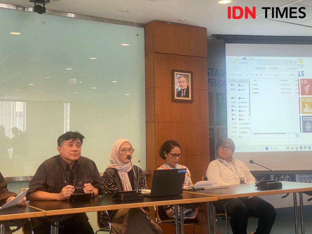 Media briefing jelang World Water Forum di Kantor PBB Jakarta. (IDN Times/Sonya Michaella)