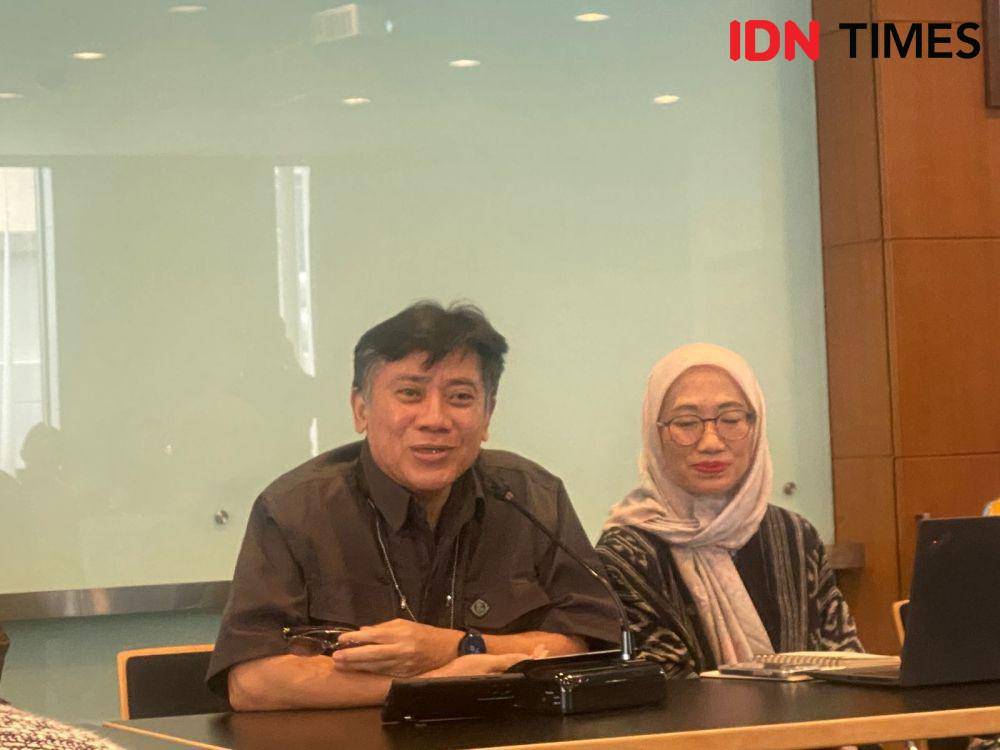 Direktur Kehutanan dan Konservasi Sumber Daya Air Bappenas Medrilzam. (IDN Times/Sonya Michaella)