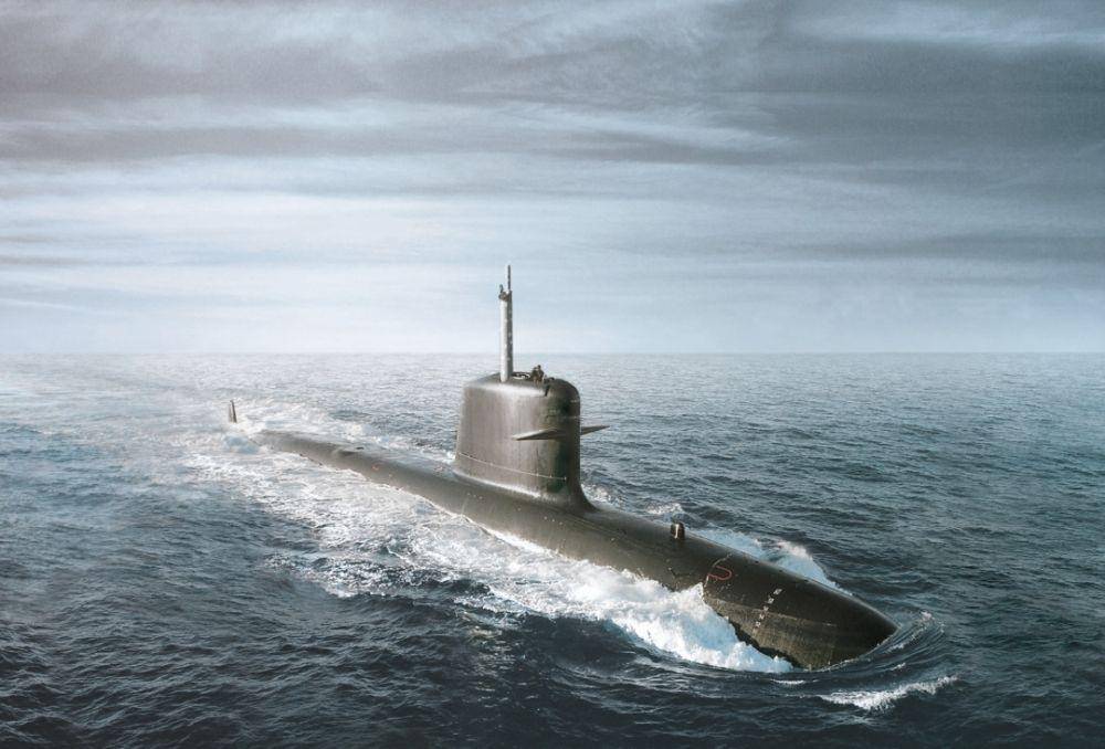 Kementerian Pertahanan teken kontrak dengan Naval Group untuk pembelian dua kapal selam Scorpene Evolved Full LiB. (www.x.com/@navalgroup)