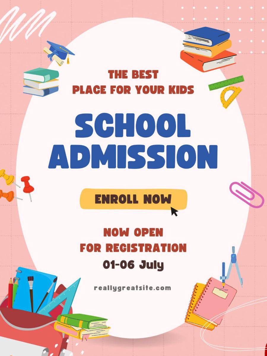 poster promosi sekolah (canva.com/p/xvector/)