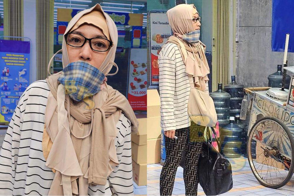 9 Potret Hesti Purwadinata Cosplay Jadi Pengemis Viral, Mirip Banget!