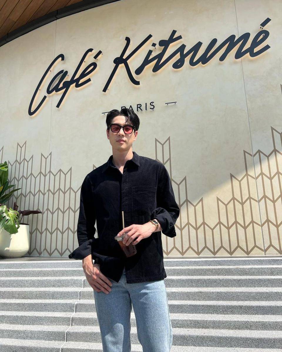 potret outfit first date ala Bright Rapheephong (instagram.com/brightrpp)