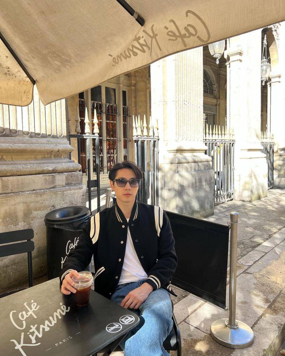 potret outfit first date ala Bright Rapheephong (instagram.com/brightrpp)
