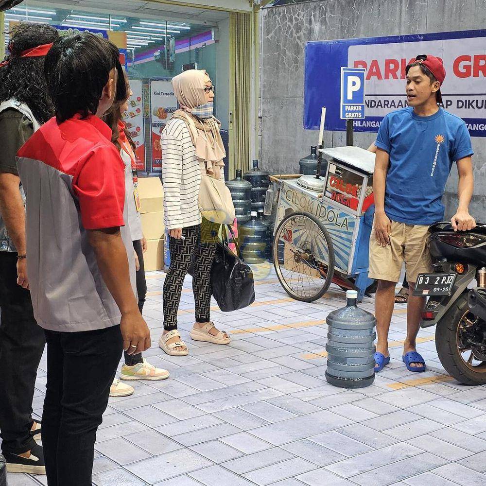 potret Hesti Purwadinata cosplay jadi ibu pengemis viral (instagram.com/bts_trans7)