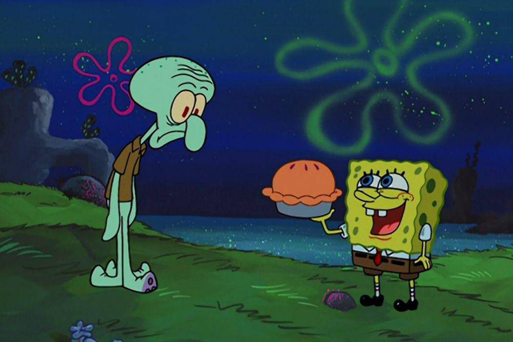 cuplikan dalam kartun SpongeBob SquarePants (dok. Nickelodeon Animation Studio/SpongeBob SquarePants: Dying for Pie)