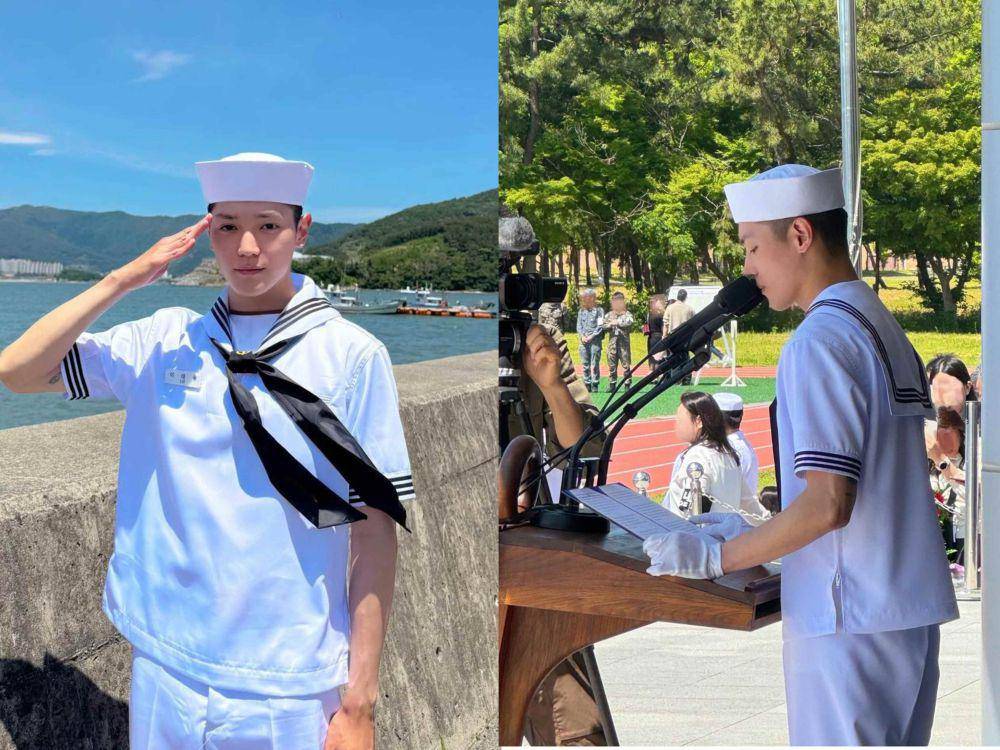 Potret Taeyong NCT di upacara kelulusan pasukan marinir Korsel (instagram.com/taeoxo_nct) | (instagram.com/nct)