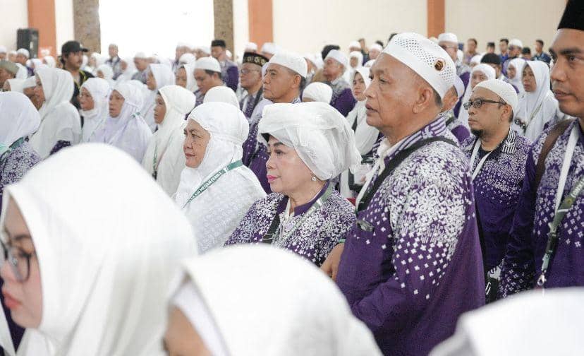 Suasana calon jemaah Haji di Asrama Haji Medan (Dok. Tim Humas Petugas Haji di Medan)