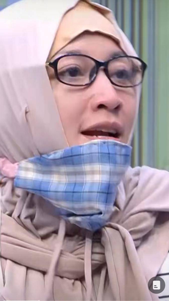 potret Hesti Purwadinata cosplay jadi ibu pengemis viral (tiktok.com/officialtrans7)