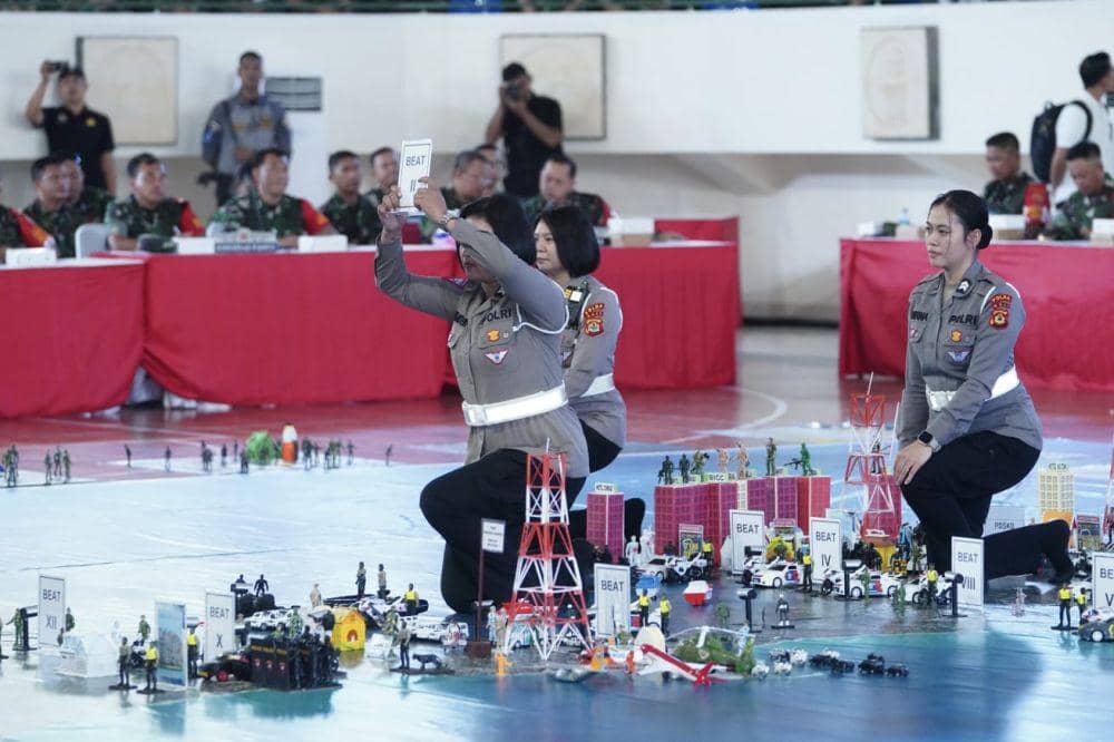 Tactical Floor Game (TFG) pengamanan WWF ke-10 (Dok.IDN Times/istimewa)