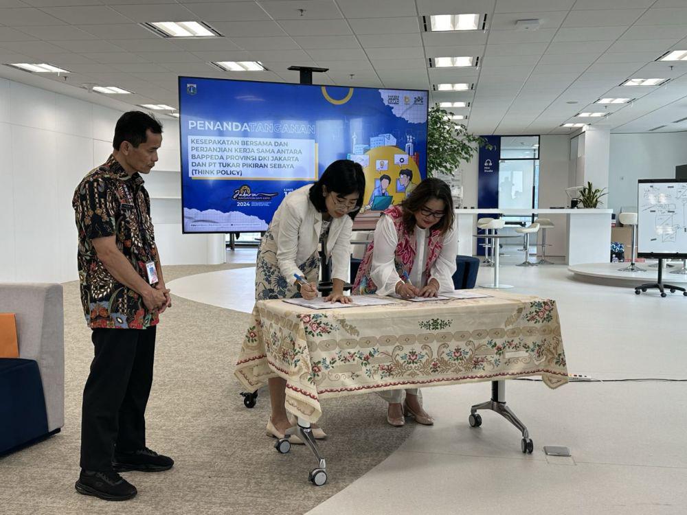 Pemprov DKI Gandeng Think Policy, Tingkatkan Kebijakan Berbasis Data