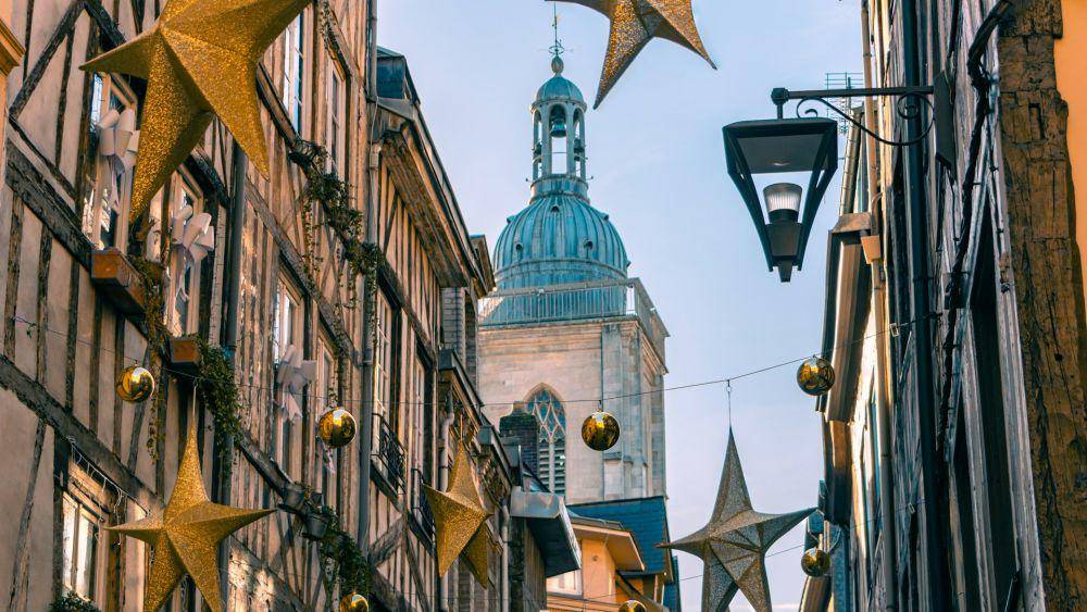 ilustrasi kota Rouen, Prancis (Unsplash.com/jimmy desplanques)