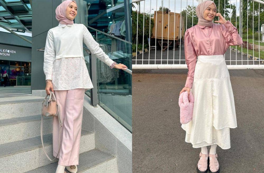 9 Inspirasi Outfit Bernuansa Pink ala Anny Shofia, Girly Style!