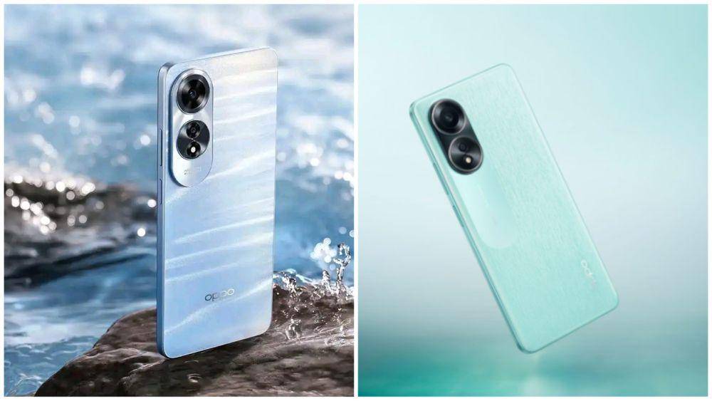 Tampilan bagian belakang OPPO A60 (kiri) dan OPPO A58 NFC (kanan) (oppo.com)